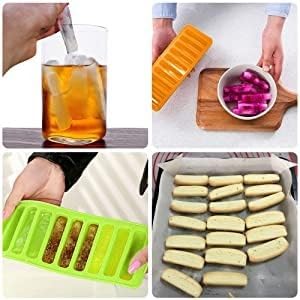 قالب ثلج سيليكون مانع للالتصاق Non-Stick Silicone Ice Cube Tray