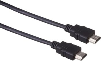 كابل HDMI X1076 ذكر الى HDTV ثلاثي الابعاد 1080P FHD - 50 سم اسود