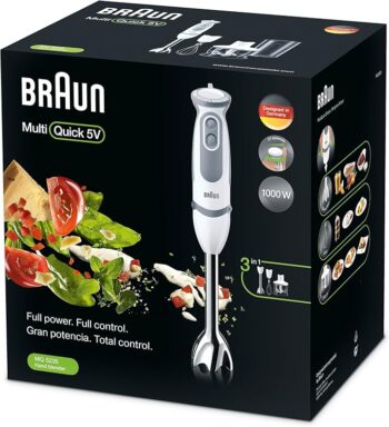 خلاط يدوي من ماركة Braun ، MultiQuick 5V MQ 5235.  واط مع 21 سرعة