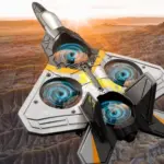 FIGHTER PLANE – طائرة مقاتلة تعمل بجهاز تحكم عن بعد بتردد 2 (4)