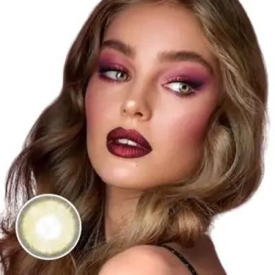 عدسات Gem Brown من فريش ليدي بلون بني طبيعي