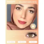 عدسات Russian Brown من فريش ليدي بلون بني طبيعي