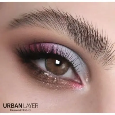 عدسات URBANLAYER كليوباترا هازل بلون هازل طبيعي