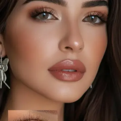 عدسات سيبا من شيجلام بلون بني طبيعي