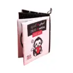 كتاب قماش ( نشء ) أبيض و أسود و أحمر (1)