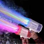 بندقية فقاعات كهربائية Bazooka مزودة بـ69 فتحة