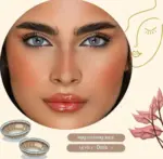 تنسيق الميكب مع لون العدسات